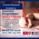 Child writing with pencil; advert for Invicta National Academy free summer lessons starting 26th July 2021.