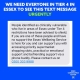 Blue graphic with urgent message for Essex Tier 4 residents about support services, including a contact telephone number.