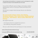Flyer for Connecting Communities rural transport with service info, contact details, and a graphic of a minibus and a map.